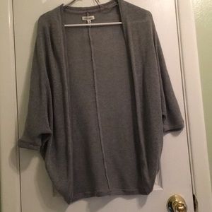 Gray cardigan